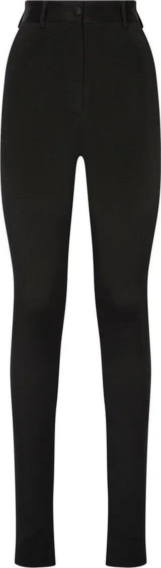 DOLCE & GABBANA- Skinny High-waisted Trousers
