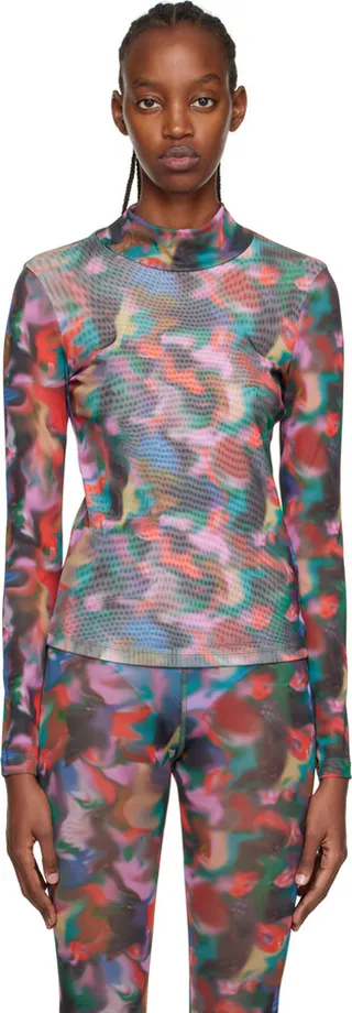 Henrik Vibskov Multicolor Print Turtleneck