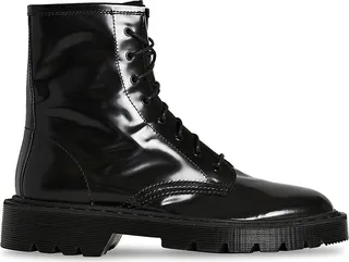 Ranger Patent Leather Combat Boots