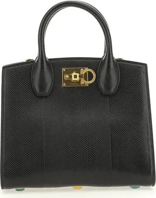 Salvatore Ferragamo Studio The Box Mini Tote Bag