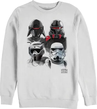 Men's Star Wars Jedi: Fallen Order Darth Vader's Inquisitor Squad Sweatshirt - White - X Large