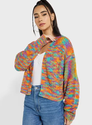 Printed Cardigan