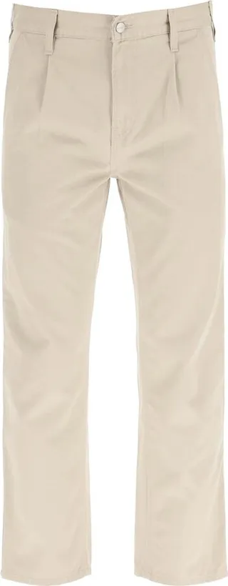 Carhartt WIP Logo Patch Cropped Cargo Trousers