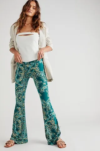 Make A Statement Flare Pants by Free People