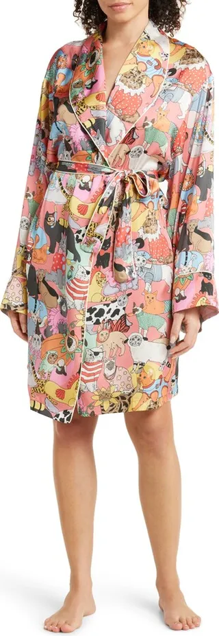 Fancy Cats Robe