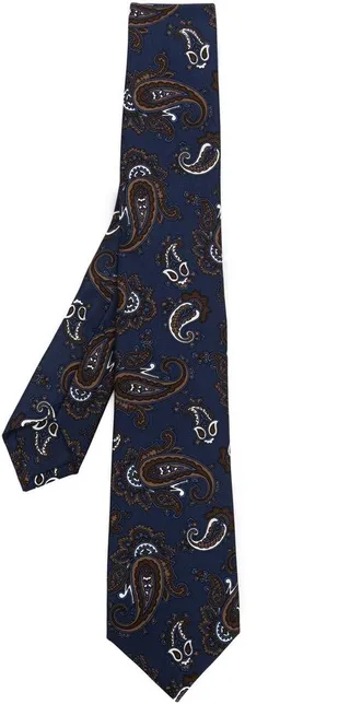 Paisley-Jacquard Silk Tie