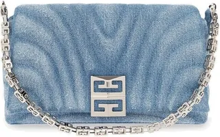 Givenchy 4G Baguette Denim Shoulder Bag