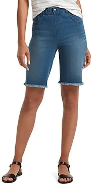 Hue Ultra Soft High Waist Bermuda Shorts