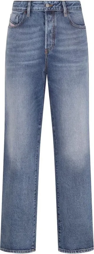 Diesel Wide-Leg Loose-Fit Jeans