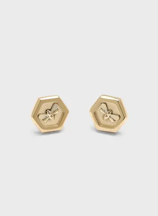 Rod With Stud Earrings