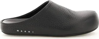 Marni Logo Print Slip-On Clogs