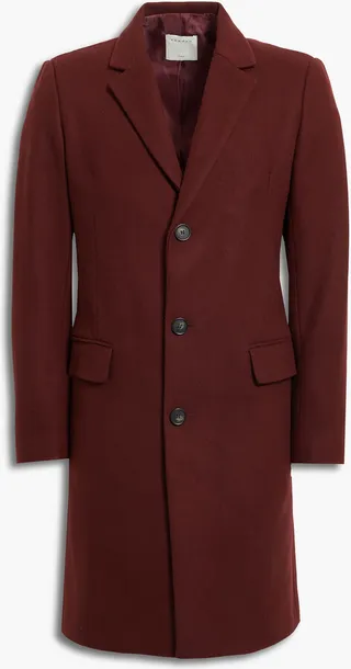 Wool-blend coat
