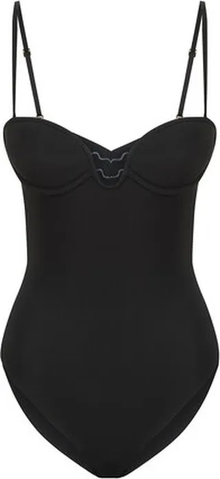 Underwired padded U-bra bodysuit