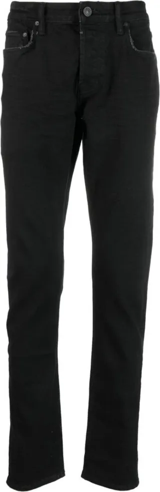 Tapered-Leg Jeans