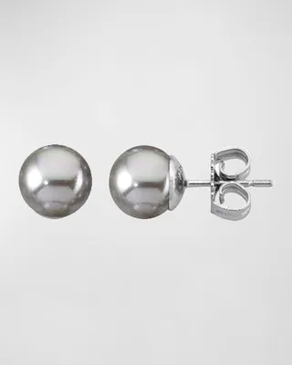 Lyra Pearl Stud Earrings