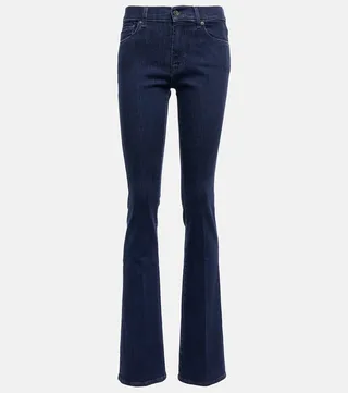 Soho low-rise bootcut jeans