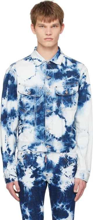 Dsquared2 Blue L.A. Jean Denim Jacket