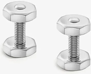 Mens Palladium Finish Santos de Palladium-finish Sterling-silver Cufflinks