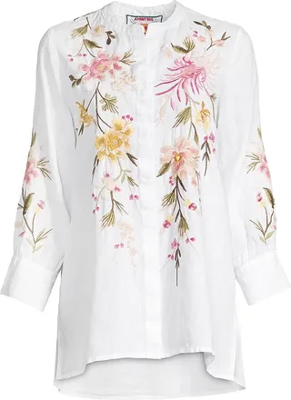 Mei Voyager Linen Floral Tunic