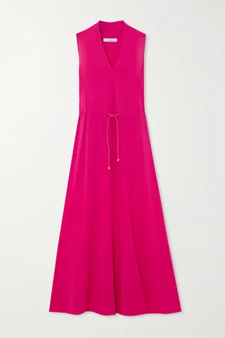 Max Mara - Zitto Stretch-jersey Midi Dress - Pink