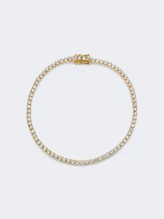 18k Yellow Gold Diamond Hepburn Bracelet