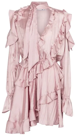 Ruffled minidress