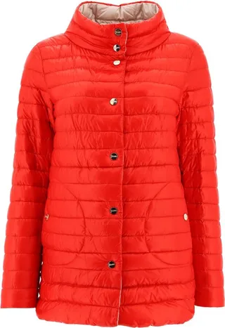 Herno Reversible Button-Up Padded Down Jacket