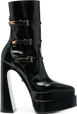 Buckled Platform Boots