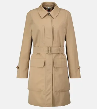 Curbridge cotton twill raincoat