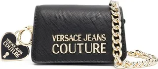 Heart Enamelled-Logo Chain Mini Bag