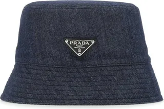 Prada Logo Plaque Bucket Hat