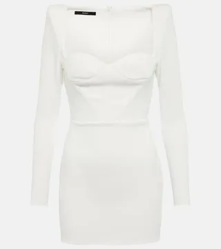 Grant crepe minidress