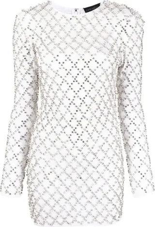 Harlowe crystal-embellished mini dress