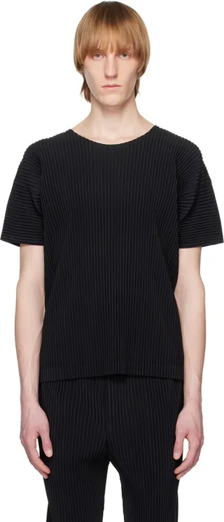 Homme Plissé Issey Miyake Black Basics T-Shirt