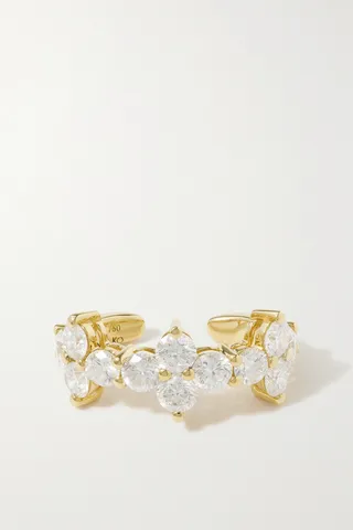 Anita Ko - Vivi 18-karat Gold Diamond Ear Cuff - One size