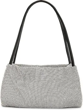 Staud Penny Crystal Bag in Metallic Silver