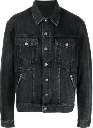 Zip-Pockets Denim Jacket