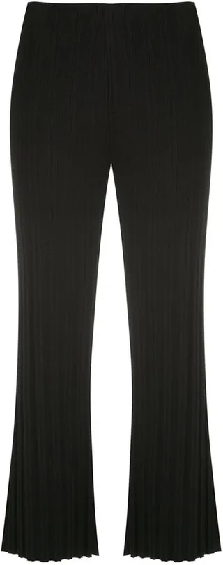 Ribbed Cropped Trousers
