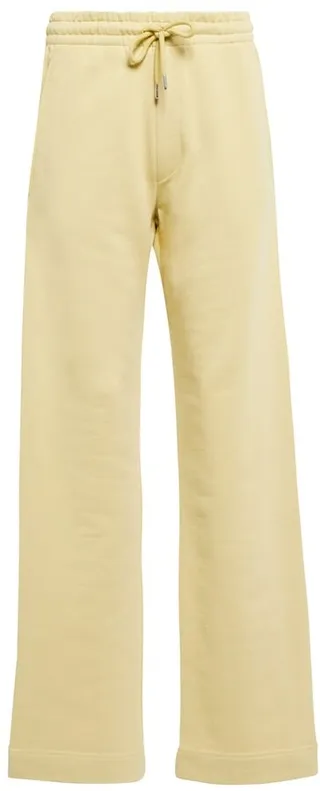 High-rise cotton jersey sweatpants