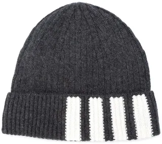 4-Bar Stripe Cashmere Rib Hat