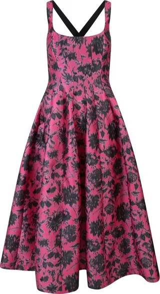 Philosophy Di Lorenzo Serafini Allover Floral Printed Midi Dress