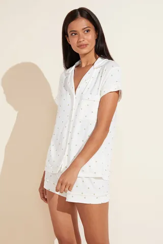 Gisele Printed TENCEL™ Modal Shortie Short PJ Set