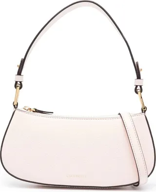 Logo-Detail Zip-Up Shoulder Bag