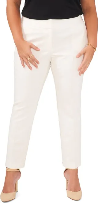 Cropped Trousers (Plus Size)