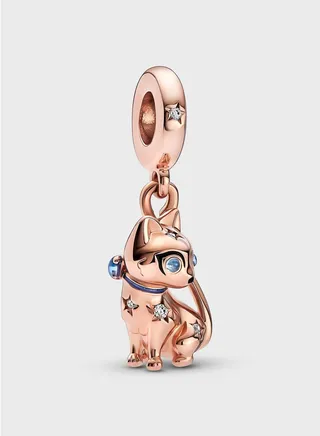 Sparkling Pet Cat Dangle Charm