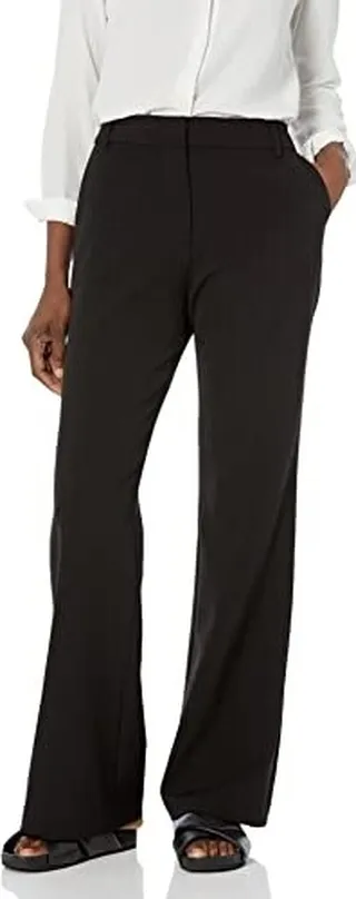 BCBGMAXAZRIA Women's Straight Leg Pant with Pockets