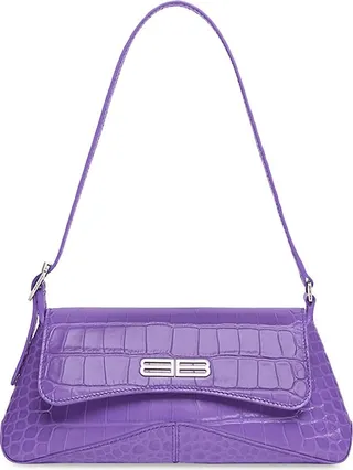 Xx Small Flap Bag Crocodile Embossed