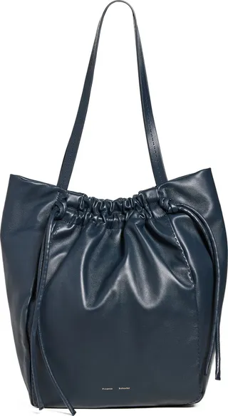 Proenza Schouler Leather Drawstring Tote