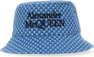 Alexander McQueen Logo Embroidered Bucket Hat