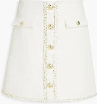 Sigourney tweed mini skirt